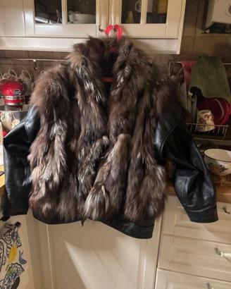 Giacca in volpe vintage anni 80