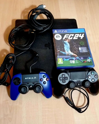 PlayStation 4 Slim 500GB + 2 controller + FC24