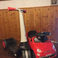 Macchina 500 e Monopattino Chicco
