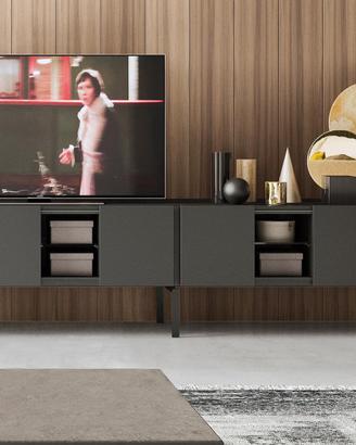 Mobile TV Cleveland Diotti Rovere e acciaio
