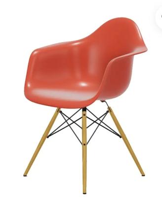 Vitra 4 sedie Eames Plastic Armchair Re Daw
