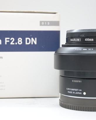 Sigma 19mm f/2.8 X SONY E