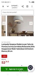 Lampada sospesa moderna 
