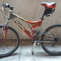 bici montanbike Golden panther con ammortizzatori 