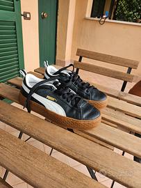 Scarpe donna  puma nere con platform