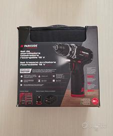 Set Trapano parkside 12v performance nuovo