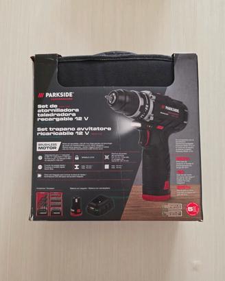 Set Trapano parkside 12v performance nuovo