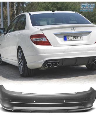 PARAURTI POSTERIORE MERCEDES W204 07-14 LOOK AMG P