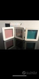 Porta foto a 3 cornici Baby Art con composto