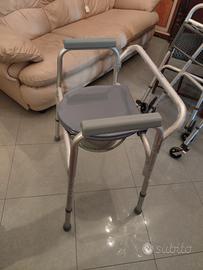 sedia wc per anziani, nuova,mai usata,
