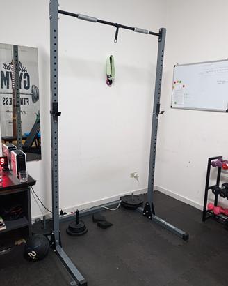 Half rack per trazioni e supporto bilanciere