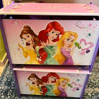 Cassapanca in legno Disney Princess