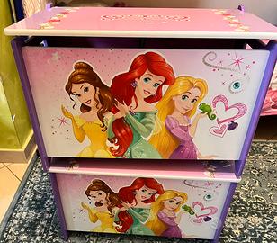 Cassapanca in legno Disney Princess