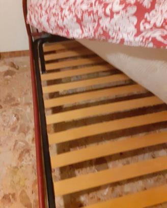 Letto singolo in rattan