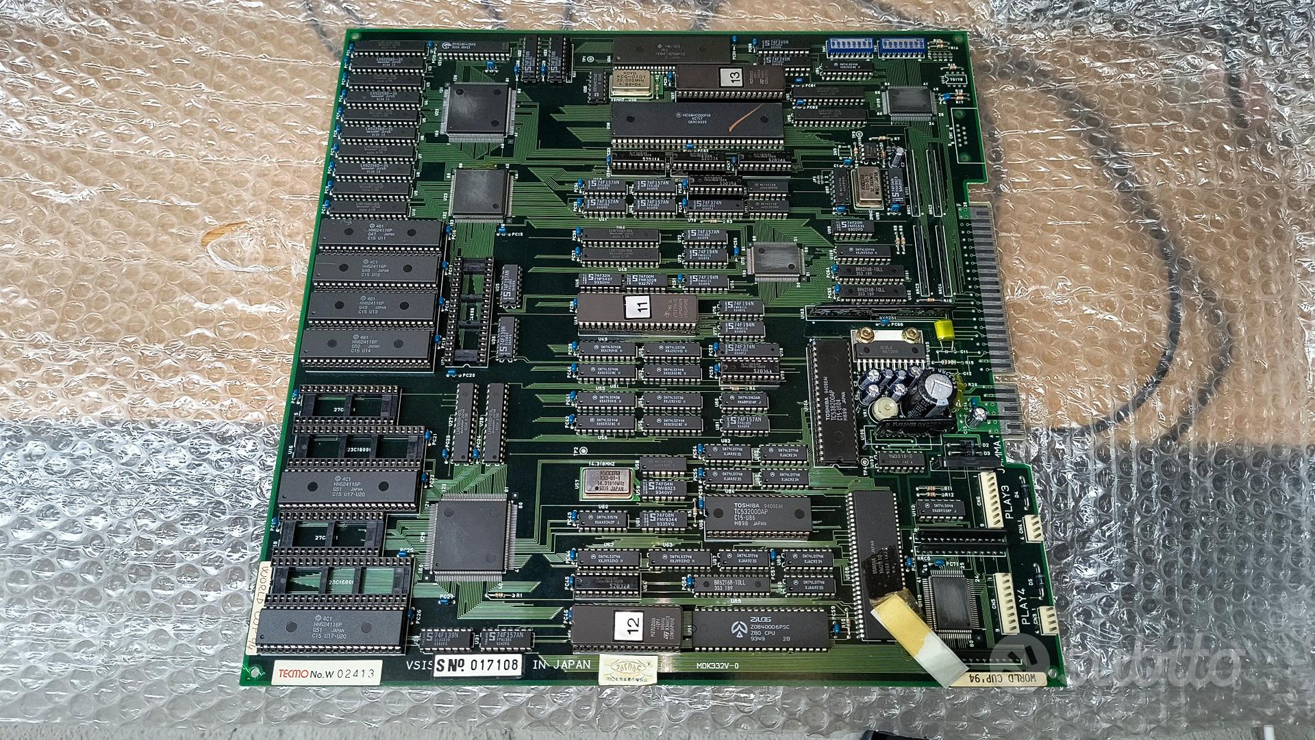 PCB Back Fire Tecmo, Très Rare, Non Diffusée Officiellement, Jamma, état Neuf