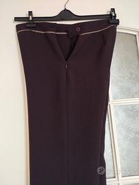 Pantaloni eleganti donna nuovi colore viola 