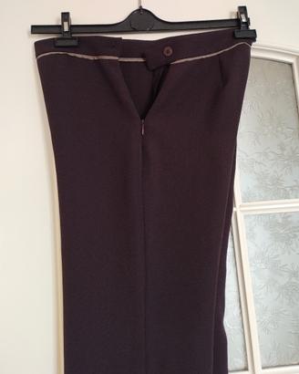 Pantaloni eleganti donna nuovi colore viola 