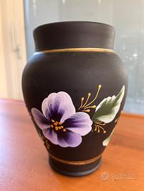 Vaso in ceramica dipinto a mano