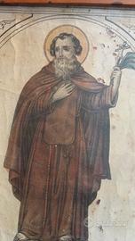 Litografia Gaetano Scafa dell'800 San Ciro RARA