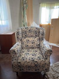 Poltrona Poltronesofà floreale