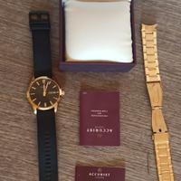 orologio accurist uomo in acciaio 