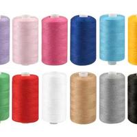 12 bobine di filo da cucito in poliestere per macc