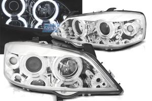 FARI OPEL ASTRA G 97-04 ANGEL EYES CCFL FONDO CROM