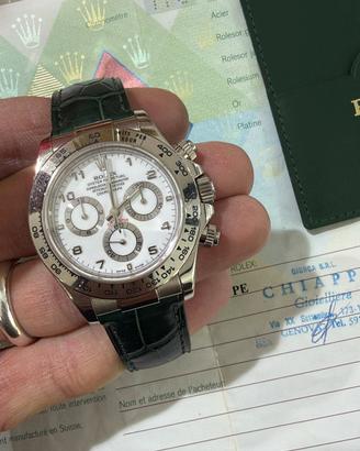 Rolex Daytona oro bianco 116519