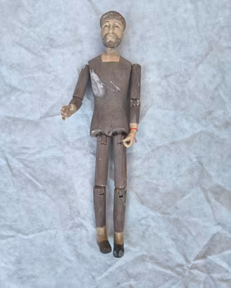 Manichino ligneo articolato San Francesco