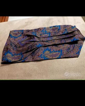 Foulard uomo Ascot doppia pala