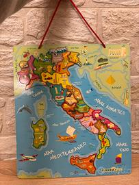 puzzle italia magnetico