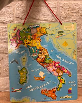 puzzle italia magnetico