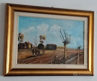 QUADRO PAESAGGIO DI CAMPAGNA 