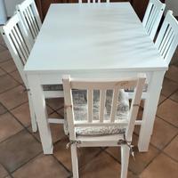 Tavolo Ikea con 6 sedie