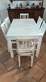 Tavolo Ikea con 6 sedie
