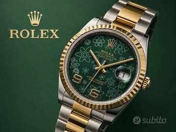 Rolex Datejust 36 Ref.:116233/Green Floral Dial/