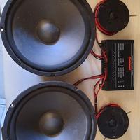 Impianto 3 coppie altoparlanti crossover Sonavox