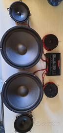 Impianto 3 coppie altoparlanti crossover Sonavox
