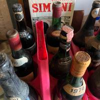 Bottiglie vino vecchie