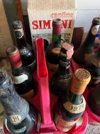 Bottiglie vino vecchie