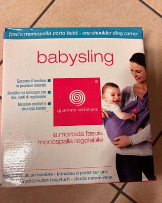 Fascia monospalla porta bebè