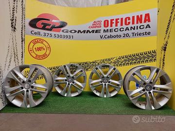 4 Cerchi Lega 17 pollici Mercedes E-Class Original