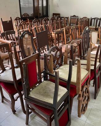 VASTA DISPONIBILITA' SEDIE LEGNO USATE DA € 49.00