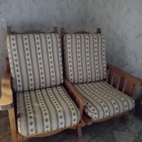 Divano Due Posti Reclinabile Fatto a Mano