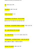 TEX Fumetti Collezione completa