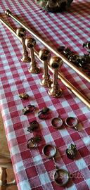 bastoni per tende in ottone