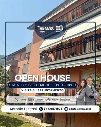Appartamento di 115 m² con 4 locali e box auto a P
