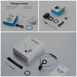 Kit TELESIN Magsafe (Grip+Supporto collo+Luce RGB)