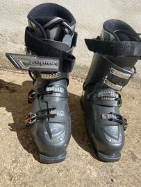 Sci e scarponi  da uomo con bacchette