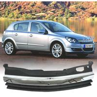 GRIGLIA OPEL ASTRA H 04-07 NERA CON MODANATURE CRO